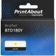 Cartouche compatible Brother BTD180Y - Jaune
