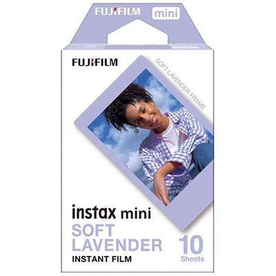 Fujifilm Instax mini film soft lavender (10 vel) Fotopapier (4,6 cm x 6,2 cm) 