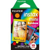 Fujifilm Instax mini film Rainbow 10 vel - (4,6 cm x 6,2 cm) - Papier photo