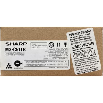 Sharp MX-C51TB Toner Zwart