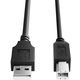 PrintAbout USB Printerkabel zwart (3 meter) USB 2.0 - Câble USB