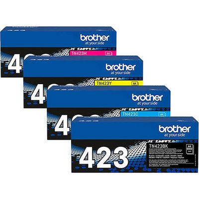 Brother TN-423BK, C, M en Y multipack - 4 couleurs - Toner