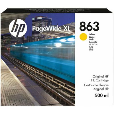 HP 863 (F9K39A) - Jaune - Toner
