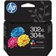 HP 302XL/304XL (B7RT8AE) Inktcartridge 3-kleuren Hoge capaciteit