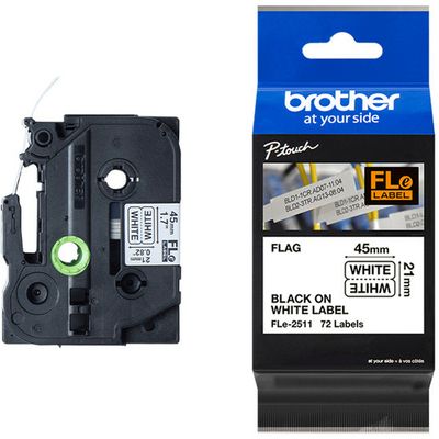 Brother FLe-2511 - Noir sur blanc - Ruban