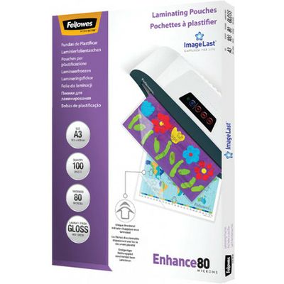 Fellowes A3 ImageLast glanzend 2x80 micron Lamineerhoes (100 stuks)