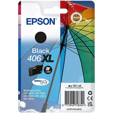 Epson 406XL (T17H1) Inktcartridge Zwart Hoge capaciteit