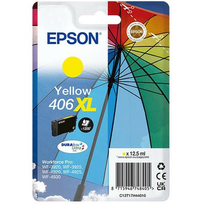 Epson 406XL (T17H4) Inktcartridge Geel Hoge capaciteit