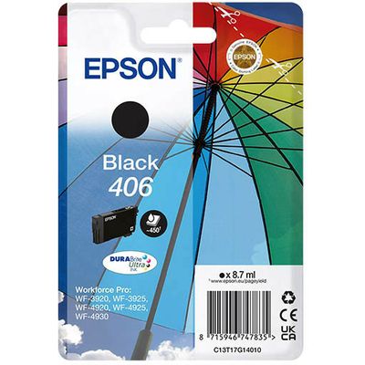Epson 406 (T17G1) Inktcartridge Zwart Normale capaciteit