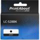 PrintAbout Huismerk vervangt Brother LC-528BK Inktcartridge Zwart