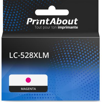 Cartouche compatible Brother LC-528XLM - Magenta - Grande capacité