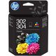 HP 302/304 (B82L1AE) - Noir + 3 couleurs - Cartouche d'encre - Multipack