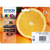 Epson 33XL (T3357) Inktcartridge 5-kleuren Voordeelbundel Hoge capaciteit