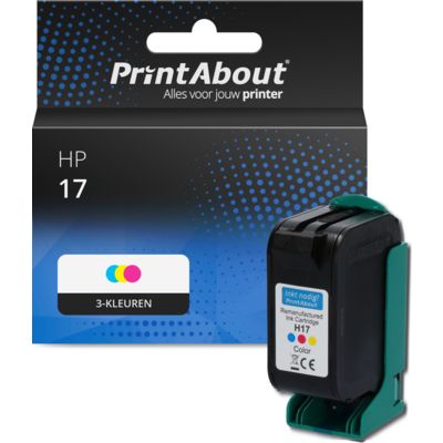 Huismerk HP 17 (C6625A) Inktcartridge 3-kleuren