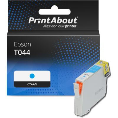 Huismerk Epson T044240 Inktcartridge Cyaan