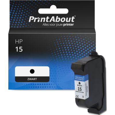Huismerk HP 15 (C6615DE) Inktcartridge Zwart
