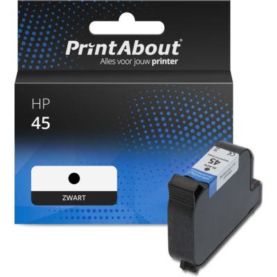 Huismerk HP 45 (51645AE) Inktcartridge Zwart