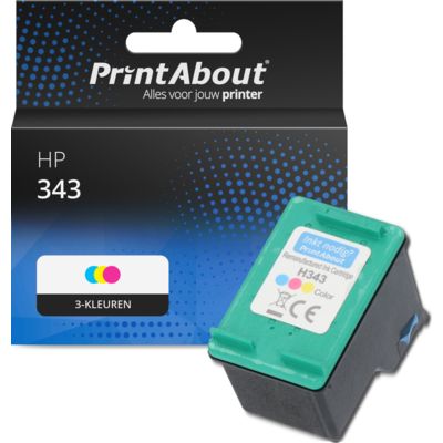Huismerk HP 343 (C8766EE) Inktcartridge 3-kleuren