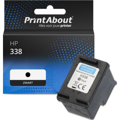 Huismerk HP 338 (C8765EE) Inktcartridge Zwart