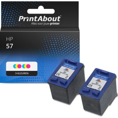 Huismerk HP 57 (C6657AE) Inktcartridge 3-kleuren Voordeelbundel