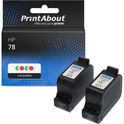 Huismerk HP 78 (C6578A) Inktcartridge 3-kleuren Voordeelbundel