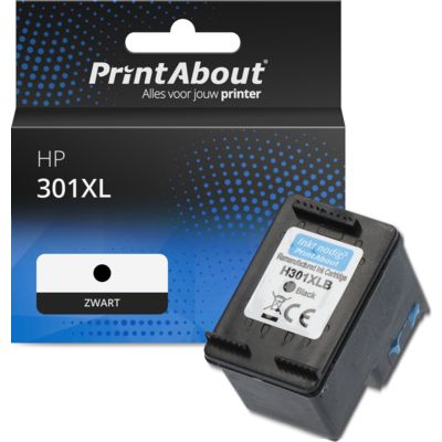 Huismerk HP 301XL (CH563EE) Inktcartridge Zwart Hoge capaciteit