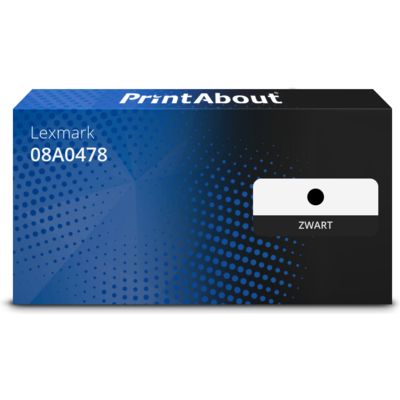 Huismerk Lexmark 08A0478 Toner Zwart