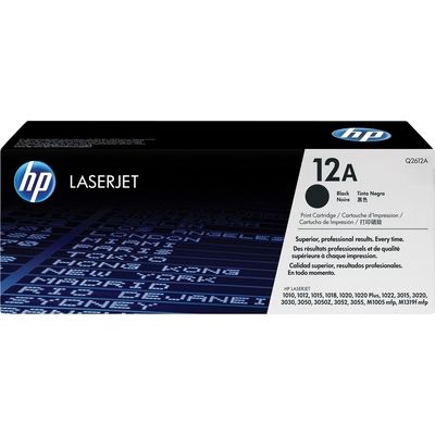 HP 12A (Q2612A) Toner Zwart