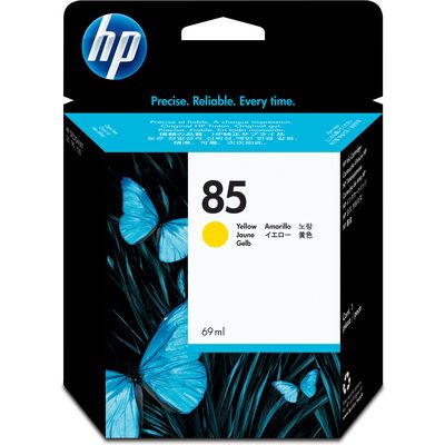 HP 85 (C9427A) Inktcartridge Geel