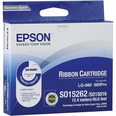 Epson S015262 Ribbon Zwart