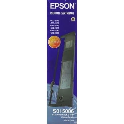 Epson S015086 Ribbon Zwart