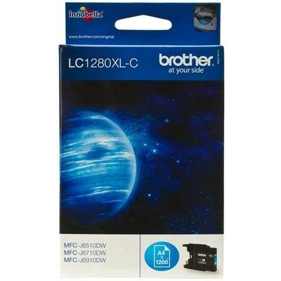 Brother LC-1280XLC Inktcartridge Cyaan Hoge capaciteit