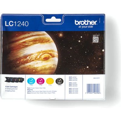 Brother LC-1240VALBP Inktcartridge 4-kleuren Voordeelbundel