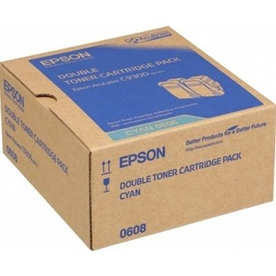 Epson S050608 Toner Cyaan 2-pack