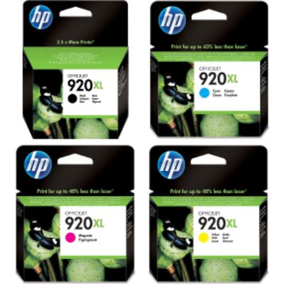 HP 920XL (C2N92AE) Inktcartridge 4-kleuren Voordeelbundel Hoge capaciteit