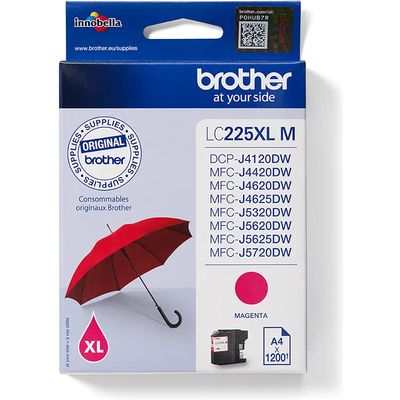 Brother LC-225XLM Inktcartridge Magenta Hoge capaciteit