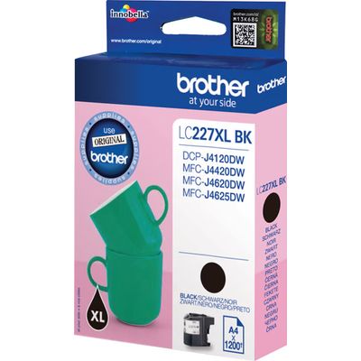 Brother LC-227XLBK Inktcartridge Zwart Hoge capaciteit