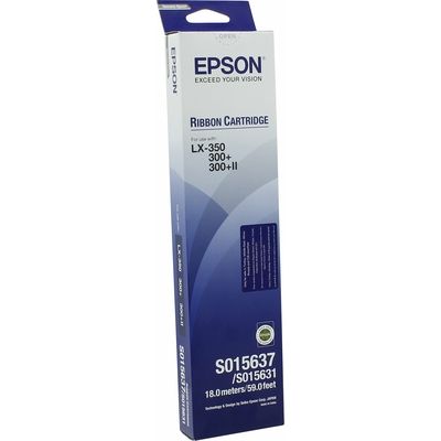 Epson S015637 Ribbon Zwart