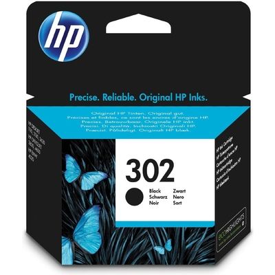 HP 302 (F6U66AE) Inktcartridge Zwart