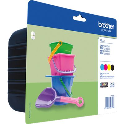 Brother LC-221VALBP Inktcartridge 4-kleuren Voordeelbundel
