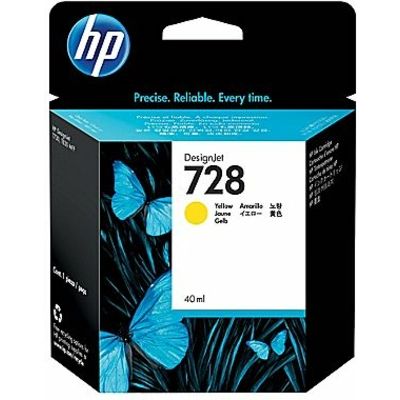 HP 728 (F9J61A) Inktcartridge Geel