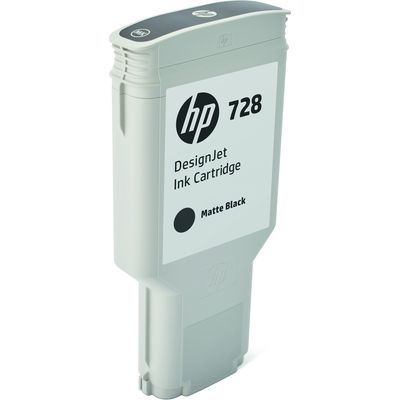 HP 728 (F9J68A) Inktcartridge Mat-zwart
