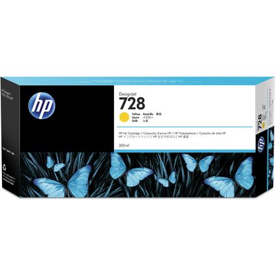 HP 728 (F9K15A) Inktcartridge Geel