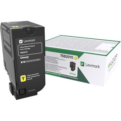 Lexmark 75B20Y0 Toner Geel