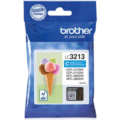 Brother LC-3213C Inktcartridge Cyaan Hoge capaciteit