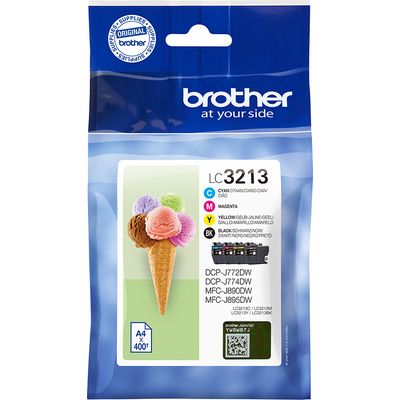 Brother LC-3213VAL Inktcartridge 4-kleuren Voordeelbundel Hoge capaciteit