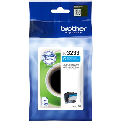 Brother LC-3233 (LC-3233C) Inktcartridge Blauw