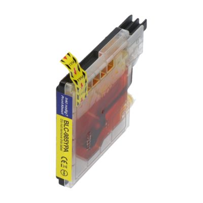 Huismerk Brother LC-985Y Inktcartridge Geel