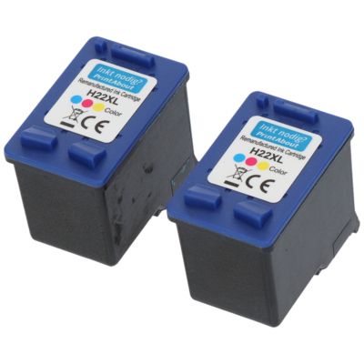 Huismerk HP 22 (C9352AE) Inktcartridge 3-kleuren Voordeelbundel
