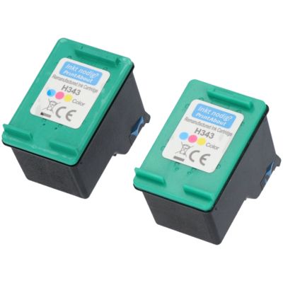 Huismerk HP 343 (CB332EE) Inktcartridge 3-kleuren Voordeelbundel